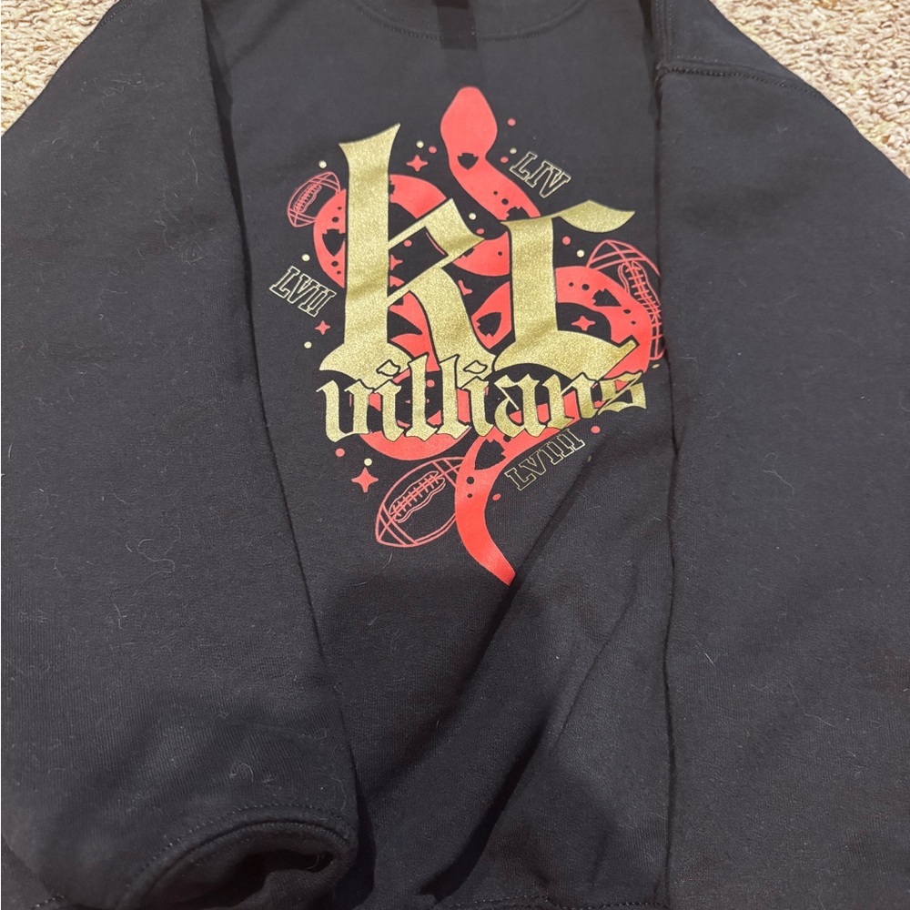 Gildan Black Kids sweatshirt KC Chiefs Villains